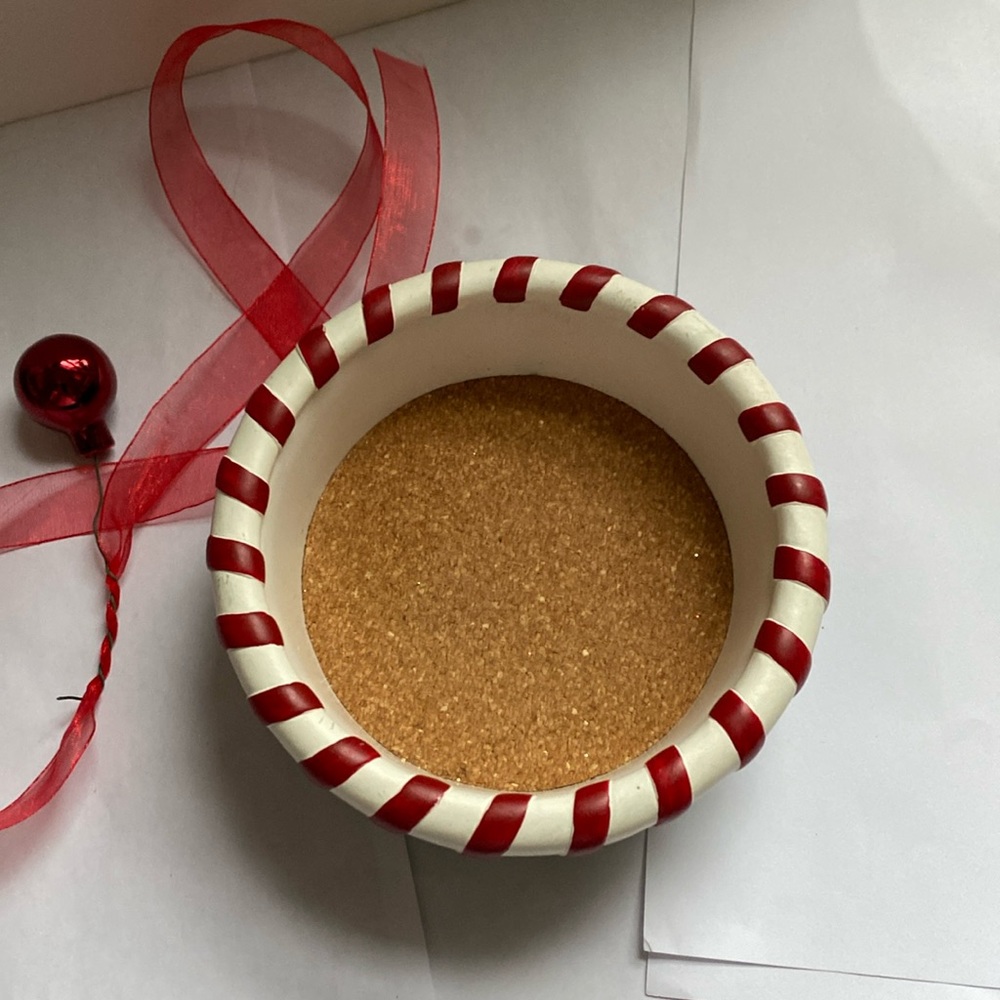 Festive Christmas wine bottle coaster